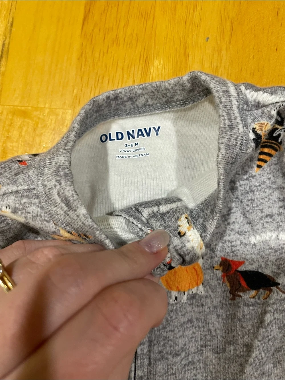 Old Navy Orange 'My First Halloween' Bodysuit - Set